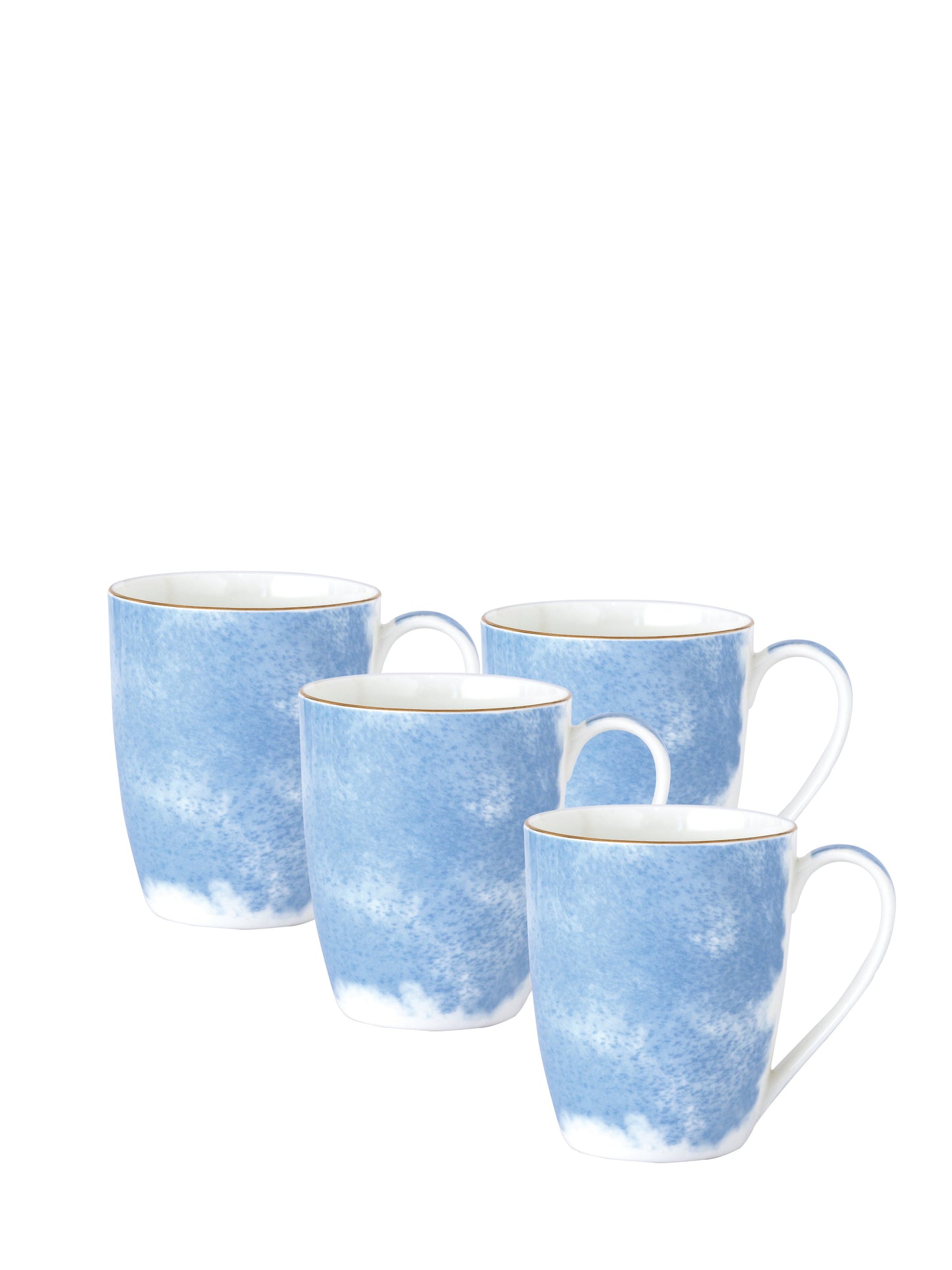 Oxford Paradise Coffee & Milk Mug, 320ml, Set of 4, P503