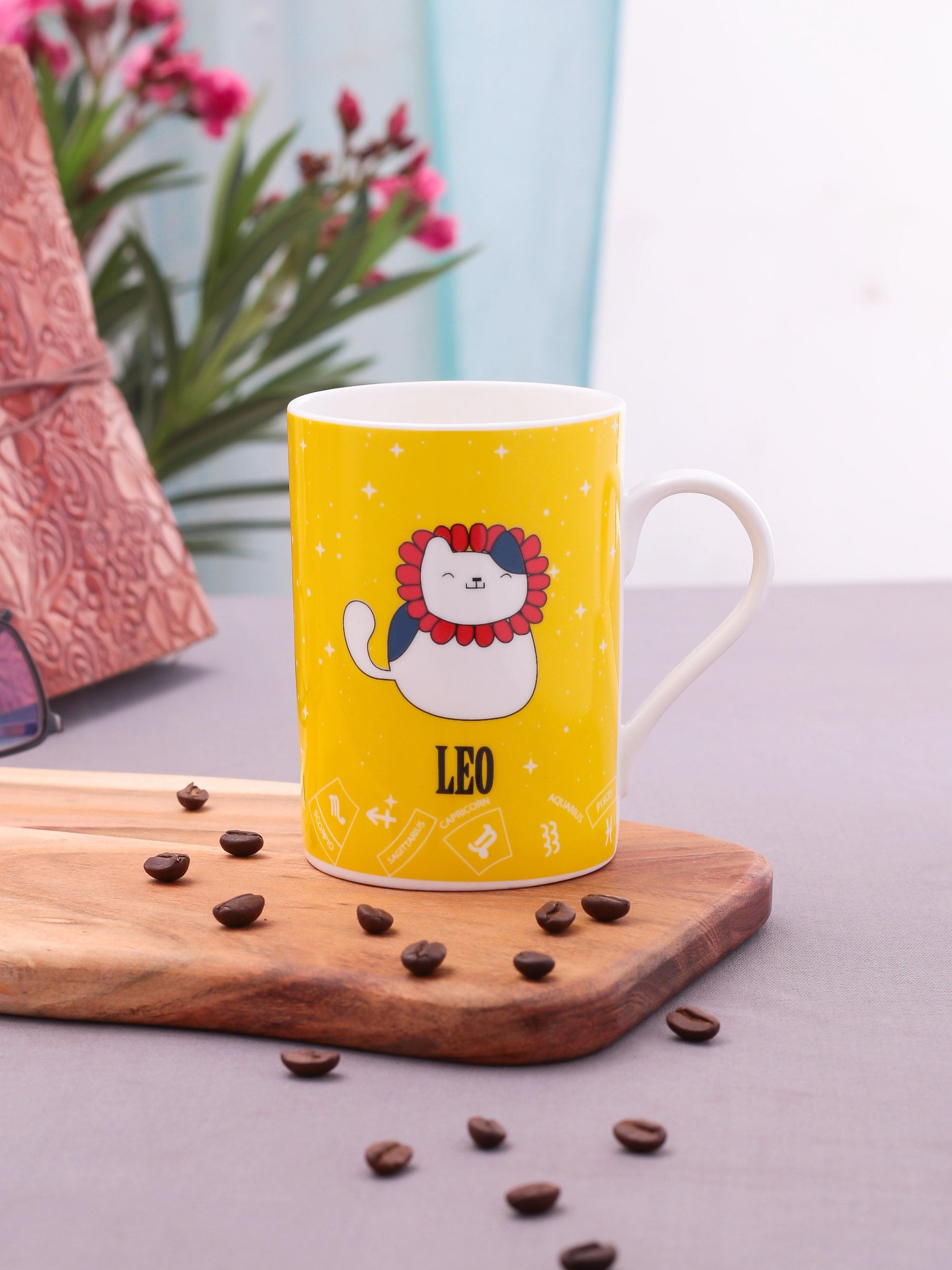 Pride Zodiac Leo Coffee & Milk Mug, 310ml, 1 Piece - Clay Craft India