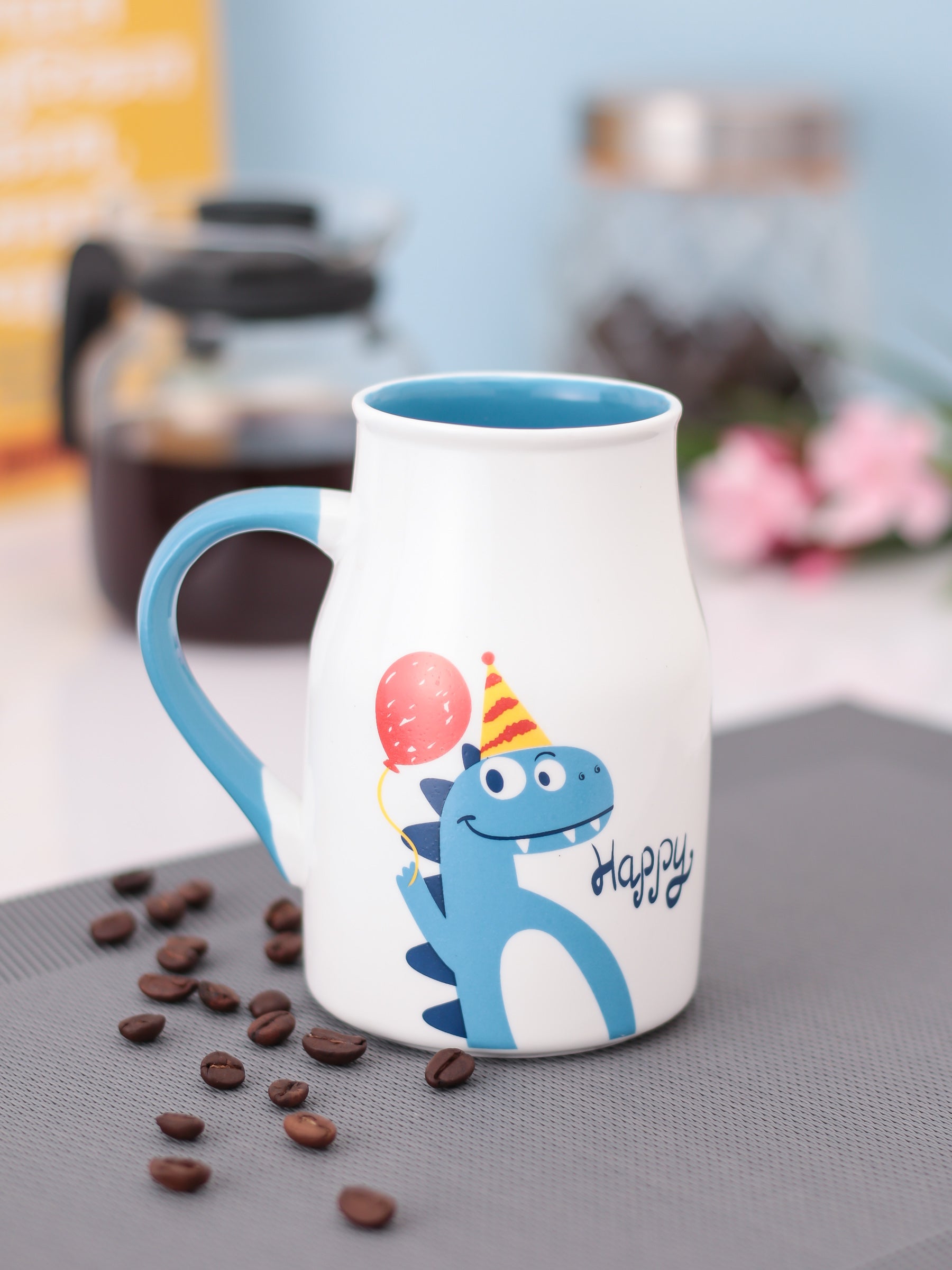 JCPL Flask Zest Coffee & Milk Mug, 330ml, 1 Piece, FL12 - Clay Craft India