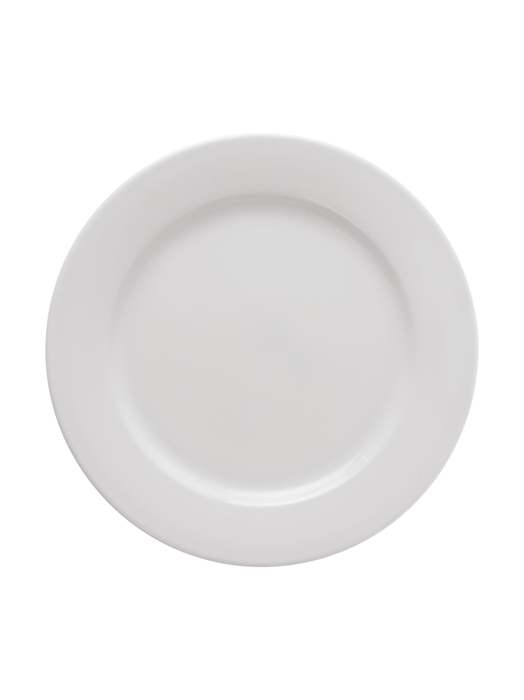 Clay Craft Basic Quarter Plate Georgian 7" 1 Piece Plain White - Clay Craft India
