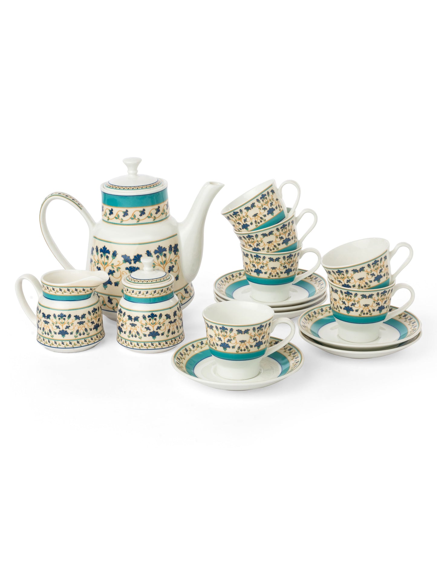 Classic Amber Tea Set of 15 (S309)