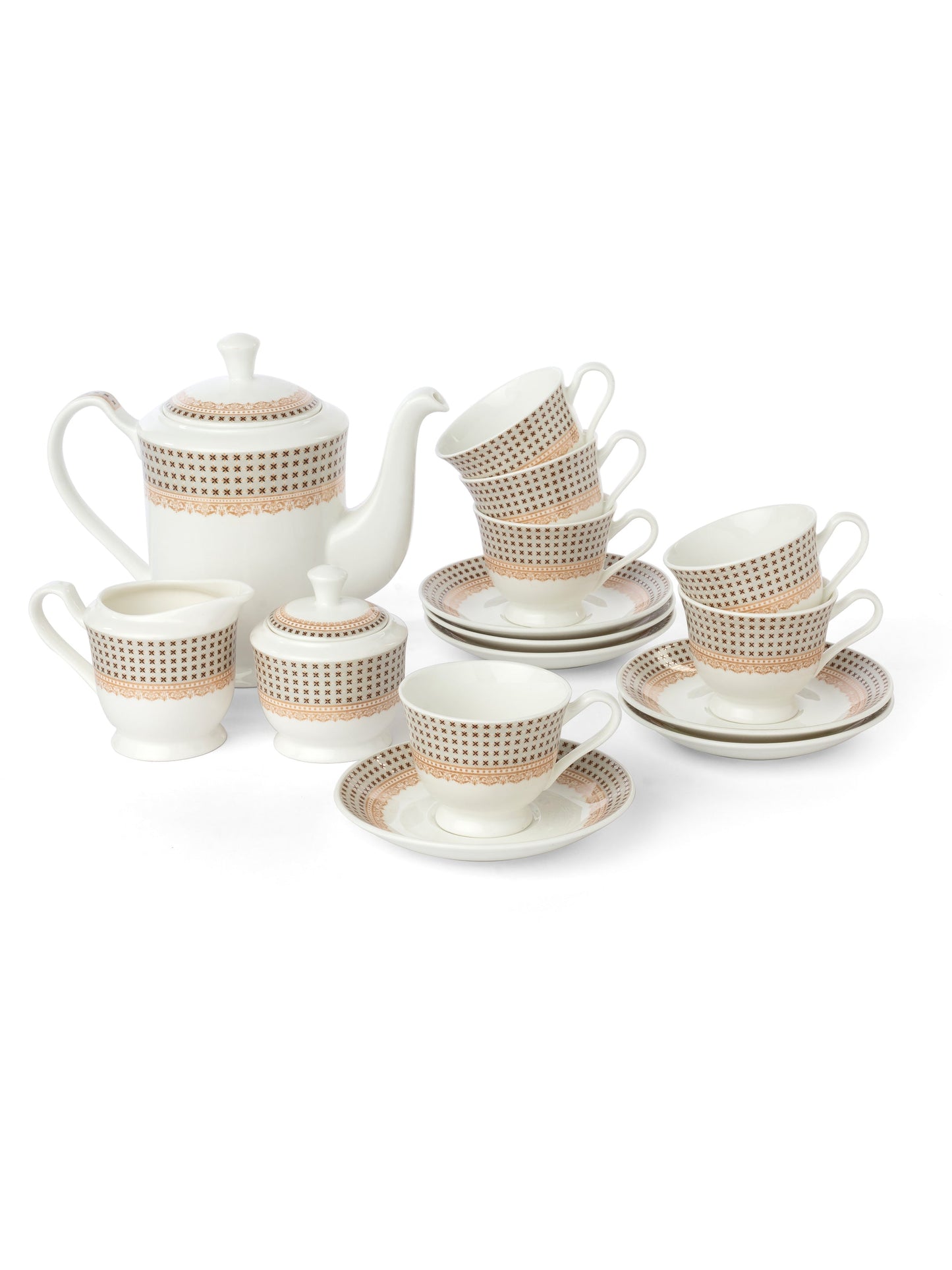 New Georgian Divinity Tea Set of 15 (S363)