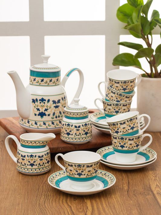 Classic Amber Tea Set of 15 (S309)