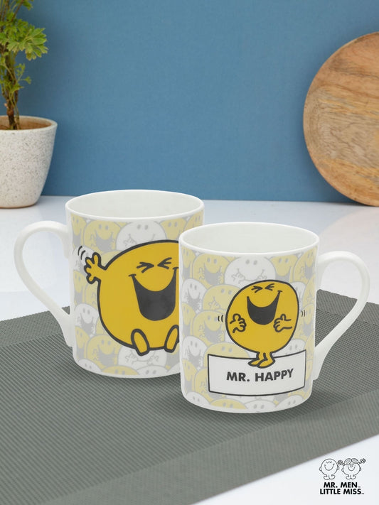 Mr. Men Little Miss™ Swing Coffee & Milk Mug, 350ml, 1 Piece (Mr. Happy)