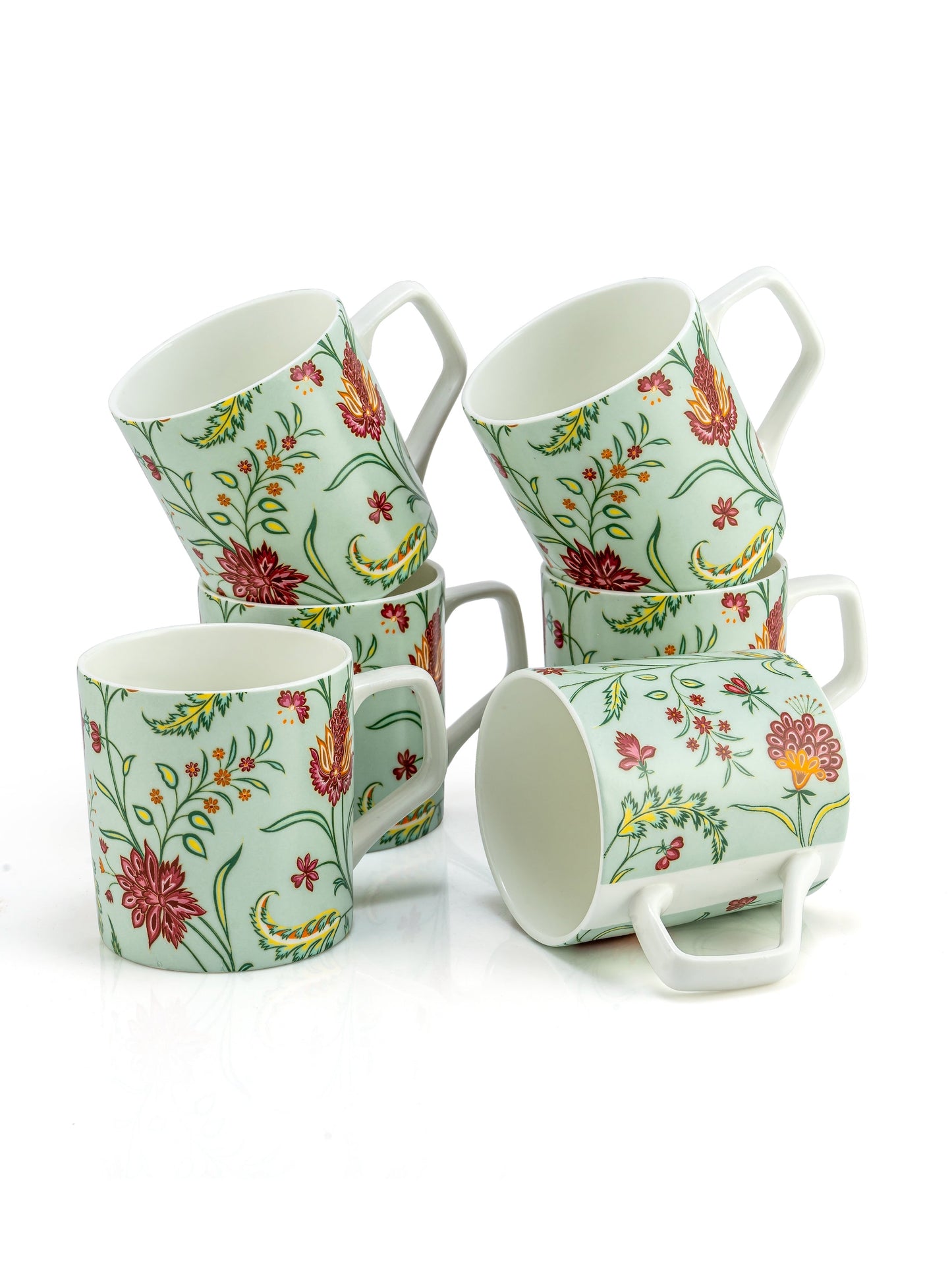 JCPL Gardenia Director Coffee Mug/ Tea Cup, 220ml, Set of 6, GS303