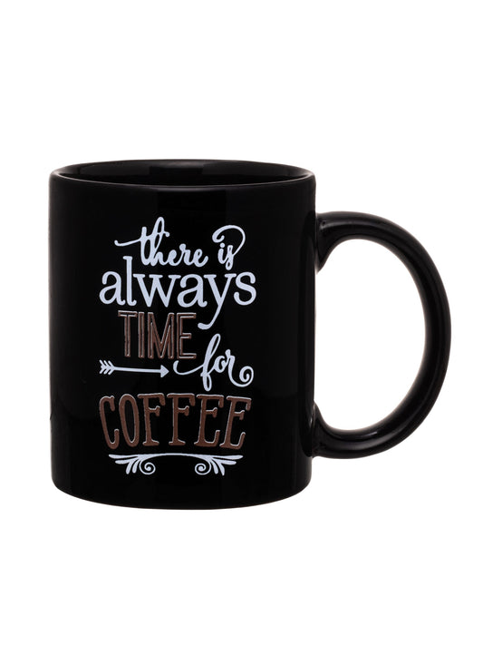 Swiss Coffee/ Milk Mug Black 1 Piece 340ml (B302)